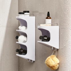 Prateleira de Duche Compacta com 4 Níveis - Capsule