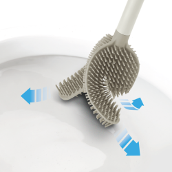 Advanced Toilet Brush with Matt Finish Ecru - Flex 360