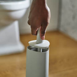 Advanced Toilet Brush with Matt Finish Ecru - Flex 360