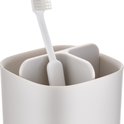 Small Toothbrush Caddy Ecru - Easystore