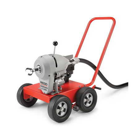 RIDGID Machine only with Cleaning Sleeve A-1, Pin Wrench Connection A-12, Rear Guide Hose A-34-10, Clamp kit A-369-X