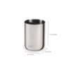 Stainless Steel Toothbrush Caddy - Easystore Luxe