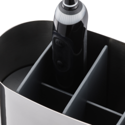 Organizador Grande para Escovas de Dentes Inox - Easystore Luxe