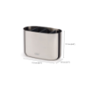 Large Stainless Steel Toothbrush Caddy - Easystore Luxe