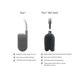 Escobilla para Inodoro Inox - Flex 360 Luxe