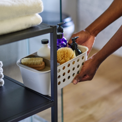 Bathroom Storage Basket Ecru - Easystore