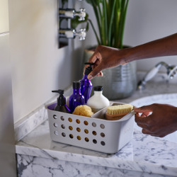 Bathroom Storage Basket Ecru - Easystore