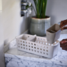 Bathroom Storage Basket Slimline Ecru - Easystore