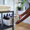 Bathroom Storage Basket Large Ecru - Easystore