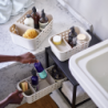 Bathroom Storage Basket Large Ecru - Easystore