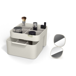 Juego Espejo Compacto+Organizador de Cosméticos - Viva