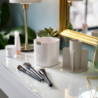 Copo para Brochas de Maquillaje Crema - Viva