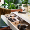 Organizador Maquillaje 7 Piezas Crema - Viva