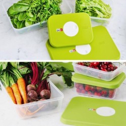 Storage Rectangular Container with Datable Lid 2,4Lt - Dial