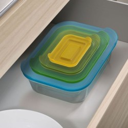Set de 4 Contenedores de Vidrio - Nest Glass