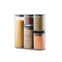 5 Storage Container Set with Stand - Podium