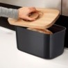 Caixa para Pão com Tábua Preto - Bread Bin