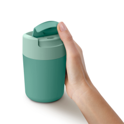 Copo de Viagem com Tampa Flip-Top Verde - Sipp