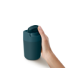 Copo de Viagem com Tampa Flip-Top Azul - Sipp