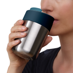 Copo de Viagem com Tampa Flip-Top Inox - Sipp