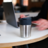 Taza de Viaje con Tapa Abatible Inox - Sipp