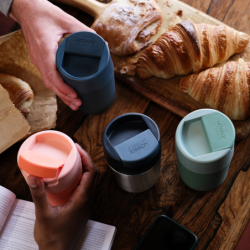 Taza de Viaje con Tapa Abatible Inox - Sipp