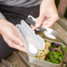 Juego de Cubertería para Llevar Transparente - Go Eat