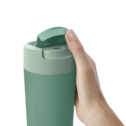 Taza de Viaje con Tapa Abatible 454ml Verde - Sipp