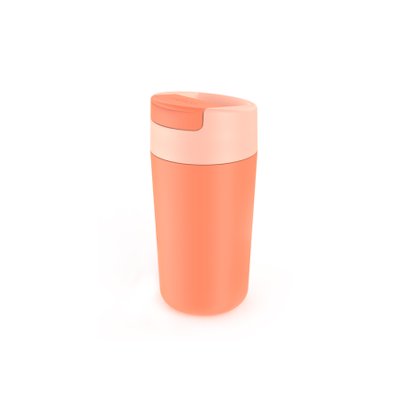 Taza de Viaje con Tapa Abatible 454ml Coral - Sipp