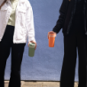 Travel Mug with Flip-Top Cap 454ml Coral - Sipp