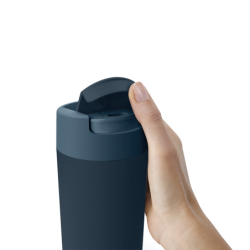 Taza de Viaje con Tapa Abatible 454ml Azul - Sipp