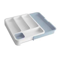 Organizador de Cubiertos Azul Claro - Drawerstore