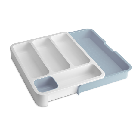 Organizador de Cubiertos Azul Claro - Drawerstore