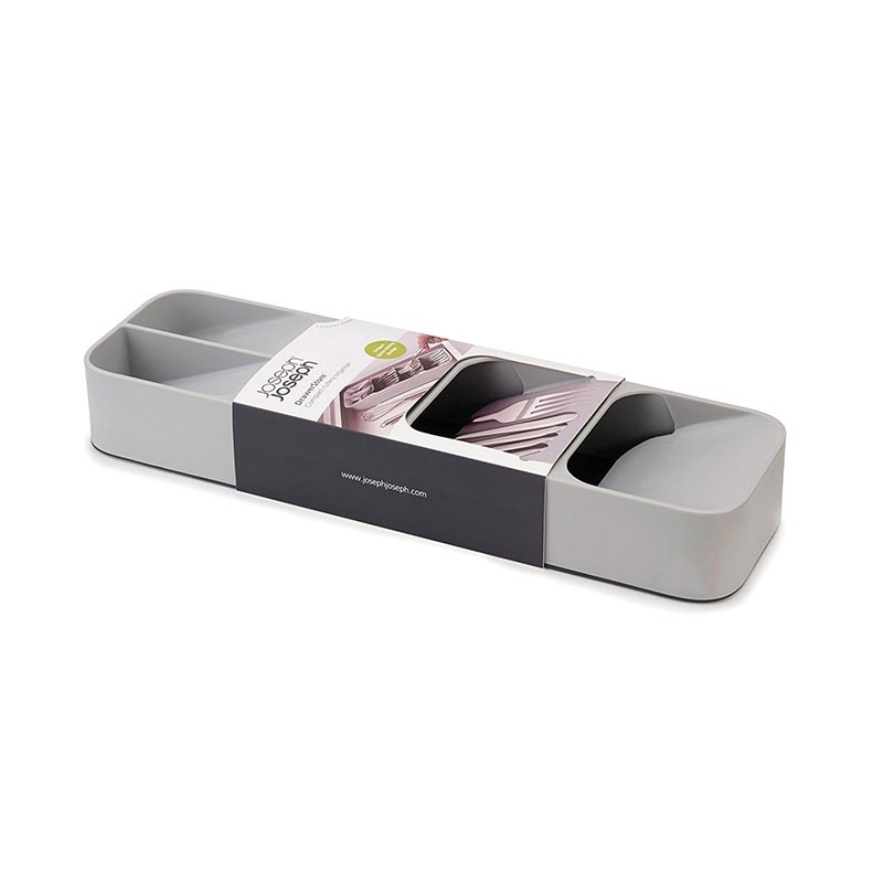 Cutlery Organizer Grey - DrawerStore Cutlery Organizer Grey - DrawerStore