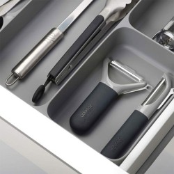 Cutlery, Utensil and Gadget Organiser Grey - DrawerStore