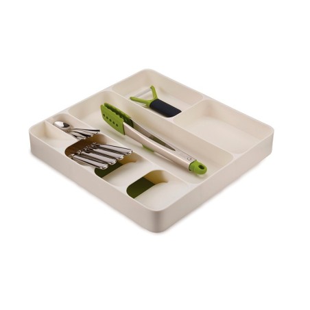 Cutlery, Utensil and Gadget Organiser White - DrawerStore