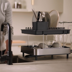 Steel 2-Tier Dish Rack - Excel