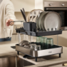 Steel 2-Tier Dish Rack - Excel