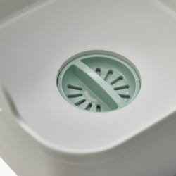 Washing-up Bowl Stone and Green - Wash&Drain