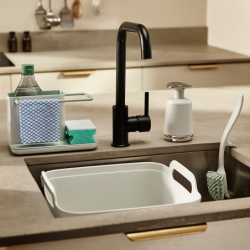 Washing-up Bowl Stone and Green - Wash&Drain