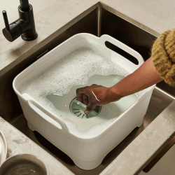 Washing-up Bowl Stone and Green - Wash&Drain