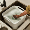 Recipiente para Lavar Loiça Pedra e Verde - Wash&Drain