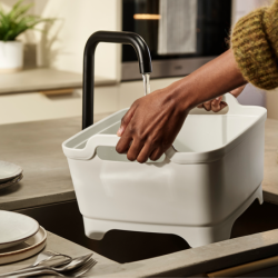 Washing-up Bowl Stone and Green - Wash&Drain