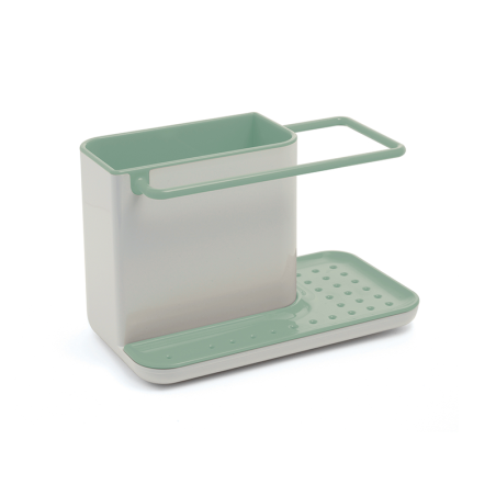 Kitchen Sink Organiser Stone and Green - Caddy Small