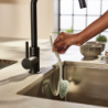 Washing-Up Brush Stone and Green - Edge