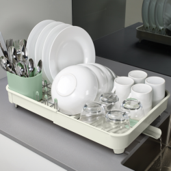 Expandable Dish Drainer Stone and Green - Extend