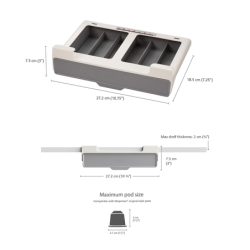 Under-shelf Coffee Pod Drawer - Cupboardstore