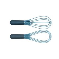 Silicone Whisk (2 In 1) Blue - Twist