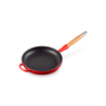 Low Frying Pan Wooden Handle Cerise  24cm - Signature