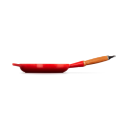 Low Frying Pan Wooden Handle Cerise  24cm - Signature